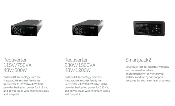 วงจรเรียงกระแส Eltek Telecom Power System Scalable 120kW 230/400VAC 3 Phase Big System