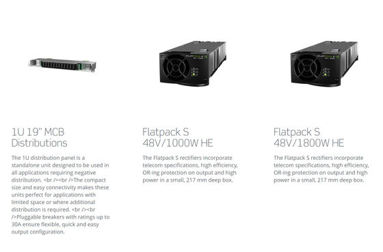 Eltek 9KW Flatpack S ระบบพลังงาน Flatpack S 2U 48/1800HE โมดูล Flatpack S 48/1000HE 150A CTOS0502.