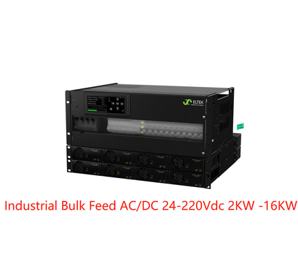 Eltek Industrial Bulk Feed ระบบ AC/DC 24-220Vdc 2kw- 16kw พร้อม Flatpack 2 Rectifiers