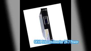 6KVA 125VDC ถึง 220VAC Rack Mount Inverter สำหรับโทรคมนาคม